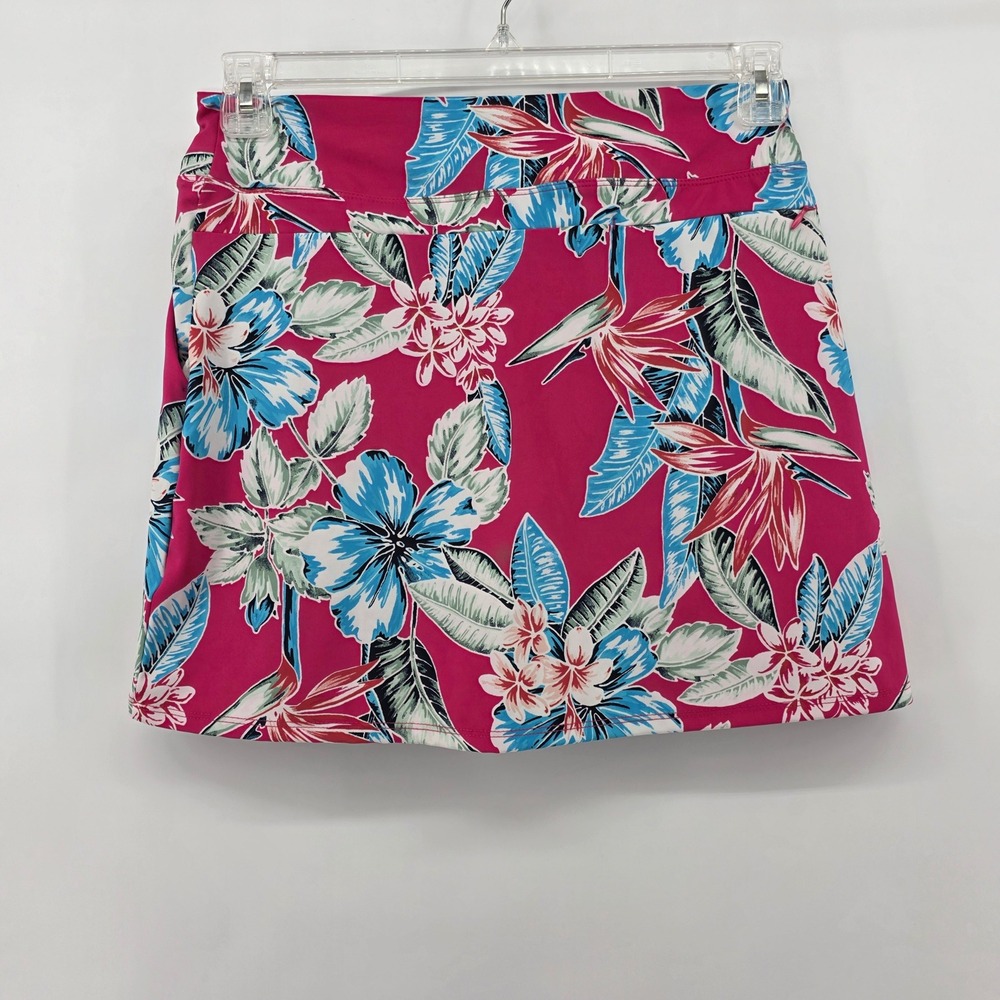 Tommy Bahama Active Skort Womens Small Pink Tropical Floral Performance